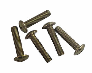 Slotted round head bolt